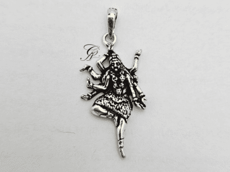 Kali Ma Solid Silver Pendant in 925 Silver