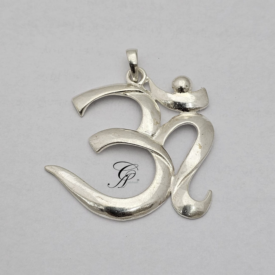 Silver Om Pendant in 925 Silver