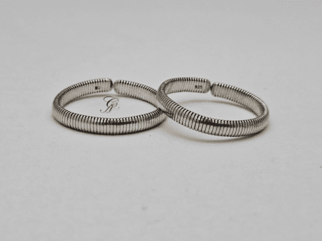 Silver Sequence Sterling Silver Antique Big Toe Ring in 925