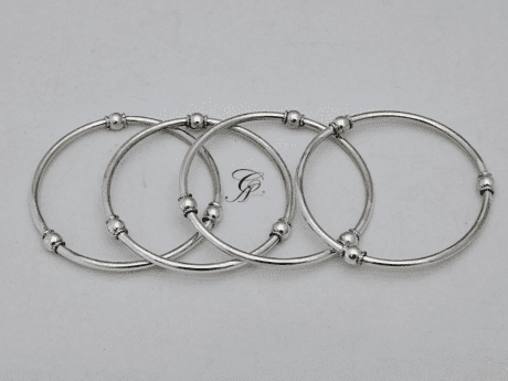 Pure Elegance Silver Bangle in 925 Silver
